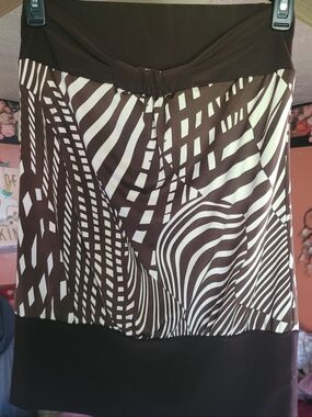 Rafe Brown & White Abstract-Print Shirt